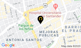 Mapa de Bachillerato Virtual en Bucaramanga