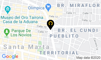 Mapa de Bado Gómez Alejandro en Santa Marta