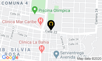Mapa de Bado Gómez Rita Cecilia en Santa Marta