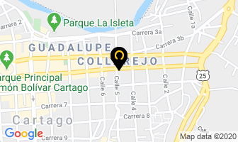 Mapa de Bafles Duarte en Cartago