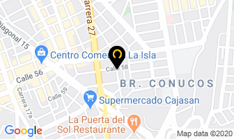 Mapa de Bagu en Bucaramanga