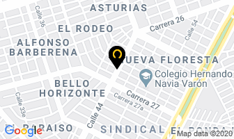 Mapa de Balanceados Del Cauca S.a. en Cali