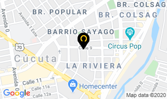 Mapa de Balconcito Ocañero Arepas en Cúcuta