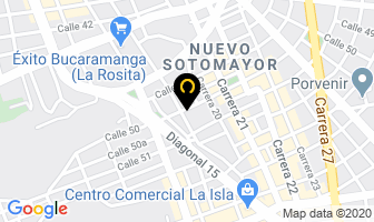 Mapa de Baldosines Durezza Ltda. en Bucaramanga