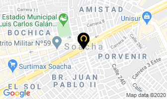 Mapa de Baldosines El Triunfo en Soacha