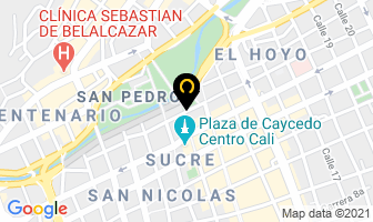 Mapa de Ballet Santiago De Cali en Cali