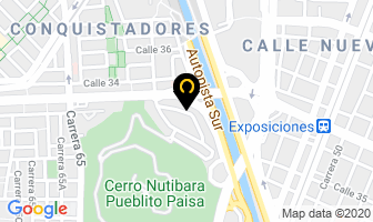 Mapa de Balleto en Medellín
