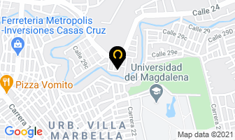 Mapa de Bamboo Spa en Santa Marta