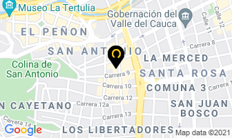 Mapa de Bambou Jardìn Restaurante en Cali