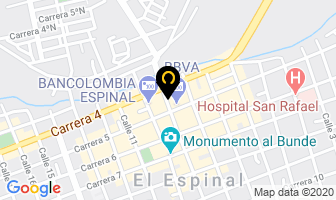 Mapa de Banagrario en Espinal
