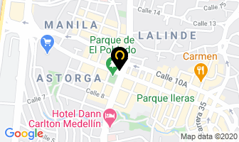 Mapa de Bancasa en Medellín