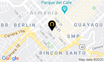 Mapa de Banco Av Villas en Armenia