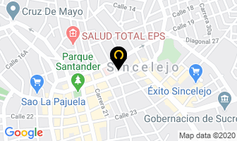 Mapa de Banco Av Villas en Sincelejo