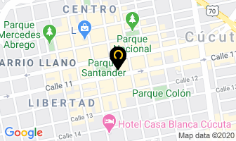 Mapa de Banco Av Villas en Cúcuta