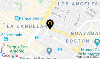 Mapa de Banco Av Villas en Medellín