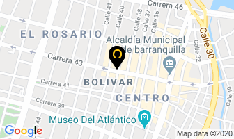 Mapa de Banco Av Villas en Barranquilla