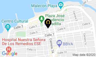 Mapa de Banco Av Villas en Riohacha
