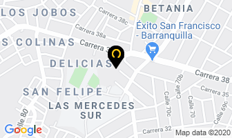 Mapa de Banco Colpatria en Barranquilla