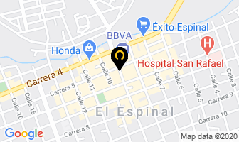 Mapa de Banco De Bogotá en Espinal