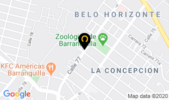 Mapa de Banco De Bogotá en Barranquilla