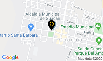 Mapa de Banco De Bogotá en Guacarí