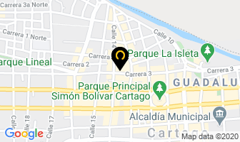 Mapa de Banco De Bogotá en Cartago