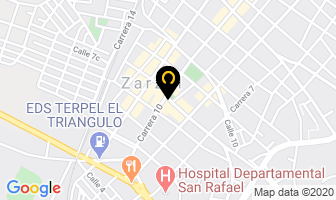 Mapa de Banco De Bogotá en Zarzal