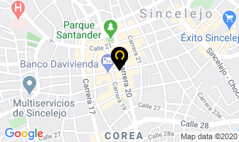 Mapa de Banco De Bogotá en Sincelejo