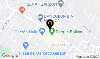 Mapa de Banco De Bogotá en Garzón