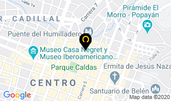 Mapa de Banco De La Republica en Popayán