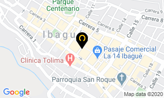 Mapa de Banco de Occidente en Ibagué