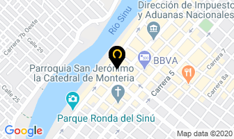 Mapa de Banco Gnb Sudameris S.a. en Montería