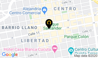 Mapa de Banco Santander Colombia S.a. en Cúcuta