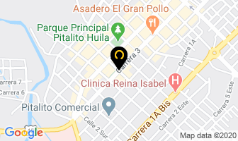 Mapa de Banco Wwb en Pitalito