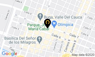 Mapa de BANCOLOMBIA en Guadalajara de Buga