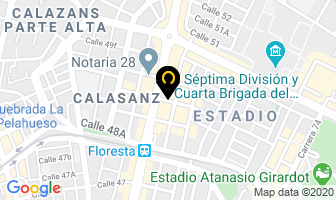 Mapa de BANCOLOMBIA CALASANZ en Medellín