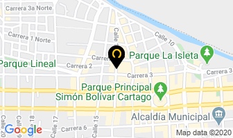 Mapa de Bancolombia S.a. en Cartago