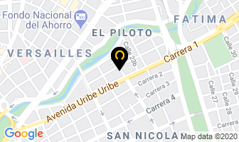 Mapa de Bandas Del Valle en Cali
