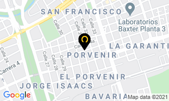 Mapa de Bandas Movistan Ltda. en Cali