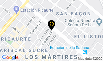 Mapa de Bandas Y Transmisiones en Bogotá D.C