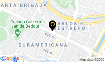 Mapa de Bandejas El Paisa en Medellín