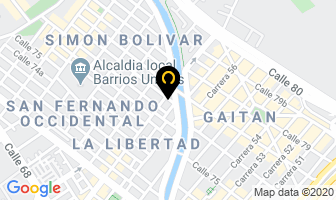Mapa de Banderas B & B en Bogotá D.C