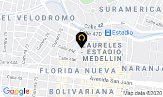 Mapa de Banderas Y Afines en Medellín
