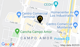 Mapa de Banmancor en Medellín