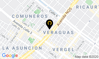 Mapa de Banquetes Alfa en Bogotá D.C