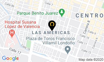 Mapa de Banquetes Gloria en Popayán