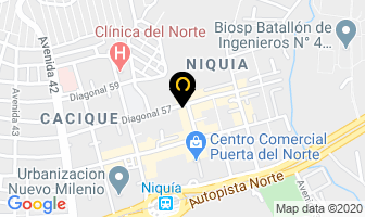 Mapa de Banquetes Las Palmas en Bello