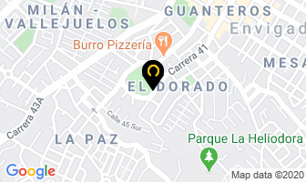 Mapa de Banquetes Lucy en Envigado