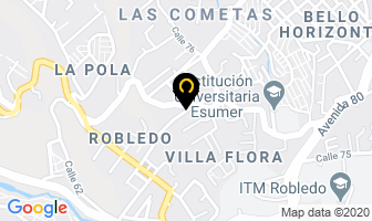 Mapa de Banquetes Marté en Medellín