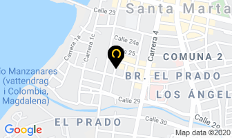 Mapa de Banquetes Memy en Santa Marta